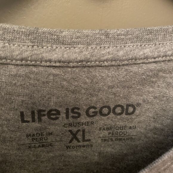 Life is Good Crusher T-Shirt Women’s XL Gray "I'm Not Old I'm Classic" - Picture 3 of 7